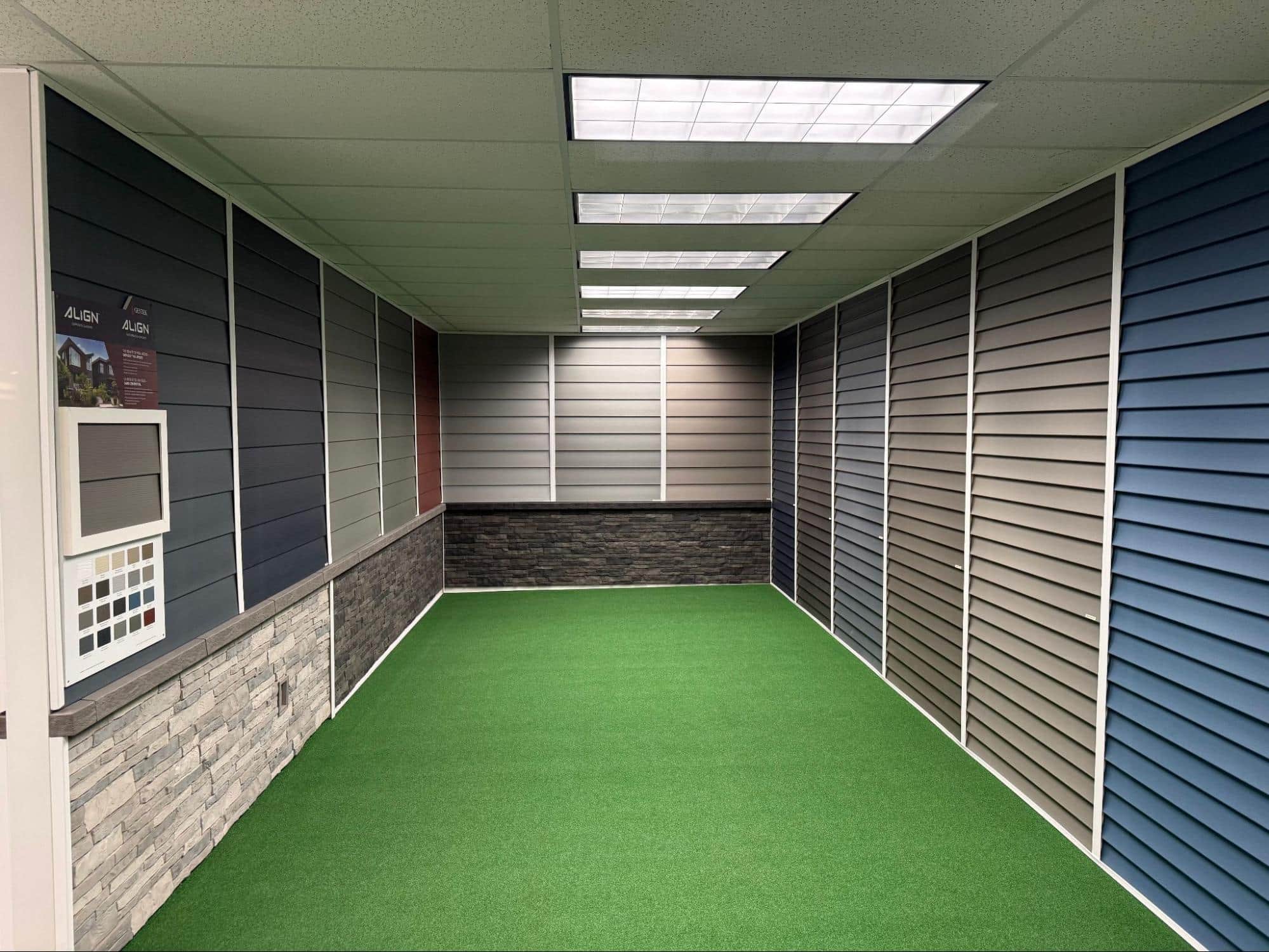 Entry door displays with glass and hardware options