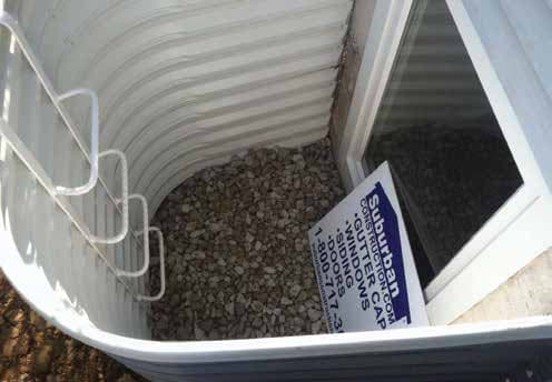 Egress window installation in basement