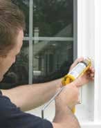 Window installation showing professional crew at work