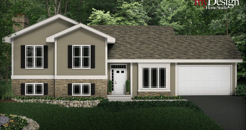 Vinyl siding profile showing insulation backing detail