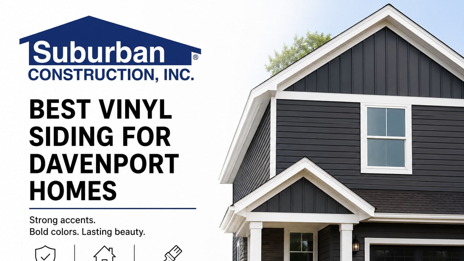 Best Vinyl Siding for Davenport Homes with Dark Colors