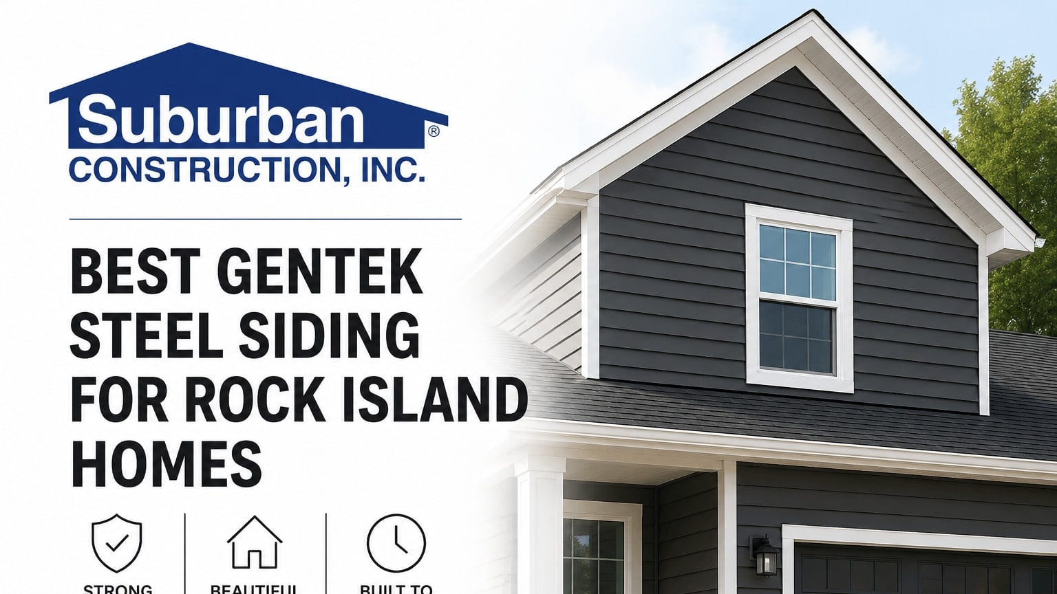 Best Gentek Steel Siding for Rock Island Homes