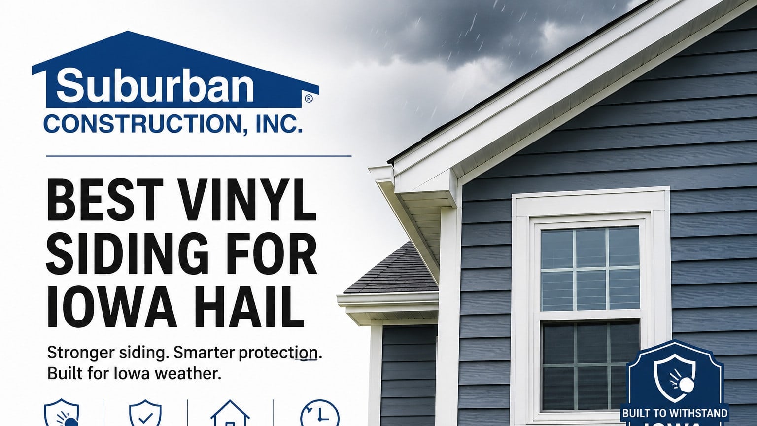 Best Vinyl Siding for Iowa Hail | Durable Storm-Resistant Siding