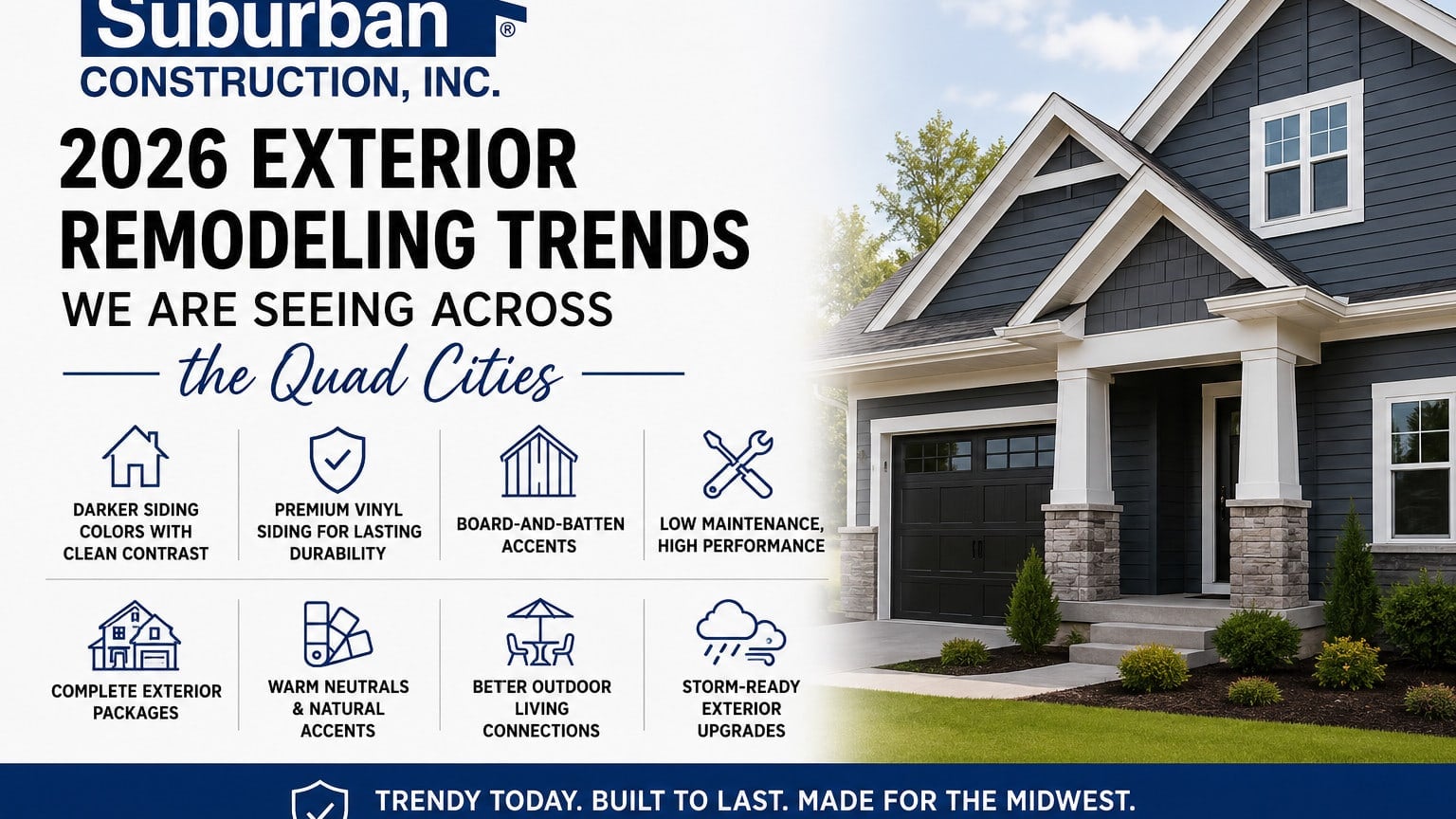 2026 Exterior Remodeling Trends in the Quad Cities