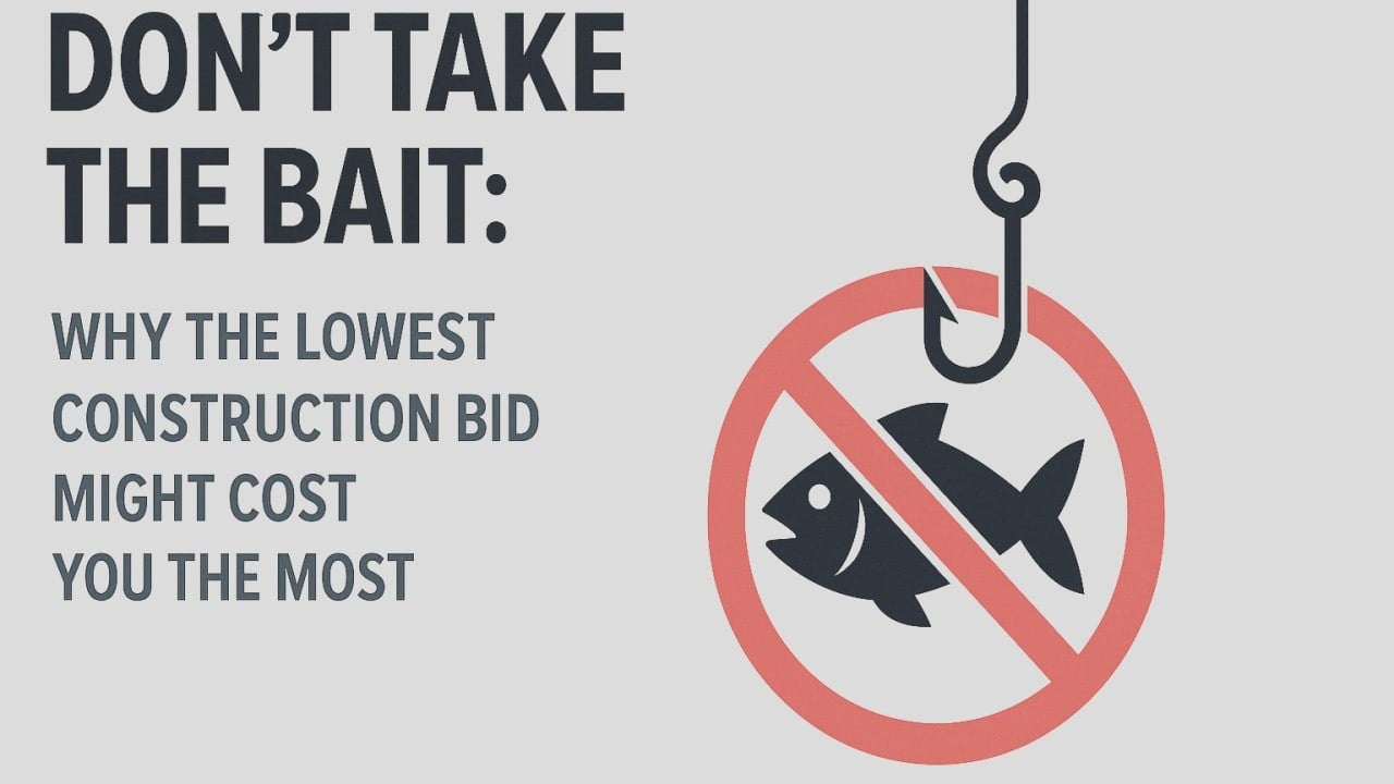 Why the Lowest Contractor Bid May Cost You More Later