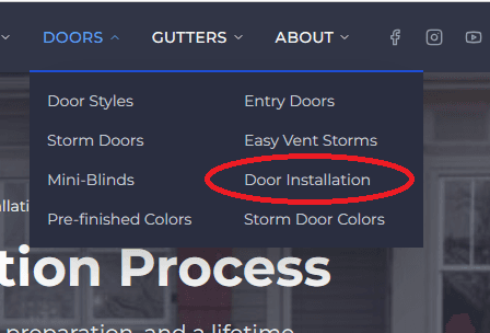 Suburban Construction door installation services