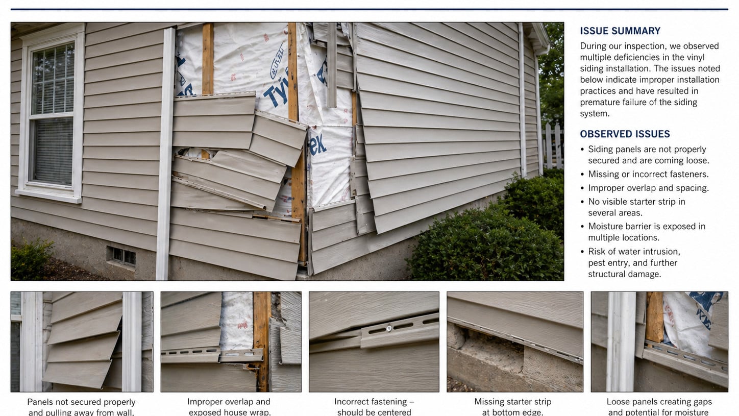 Can poor siding installation void the manufacturer warranty?