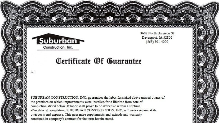What Does a Workmanship Warranty Cover on Replacement Windows? | Quad Cities Window Guide