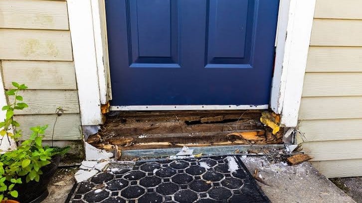 What Happens If Installers Find Water Damage Around the Doorway? | Quad Cities Guide