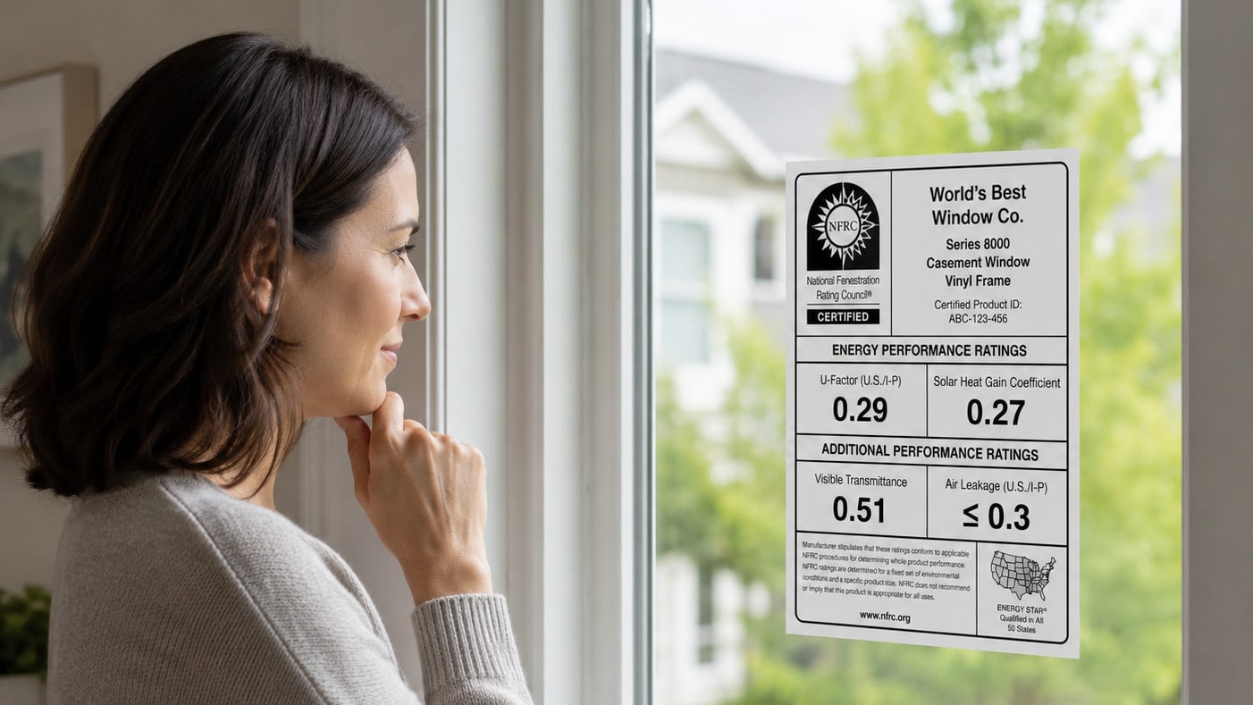 What Is Visible Transmittance on a Window Label? | Quad Cities Window Experts