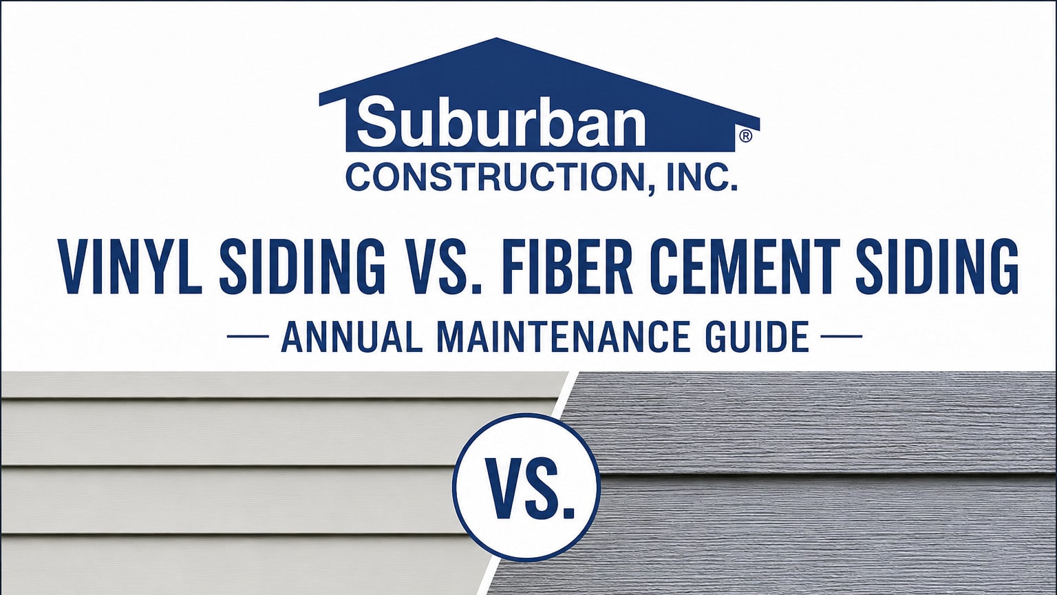 Vinyl vs Fiber Cement Siding Maintenance Guide