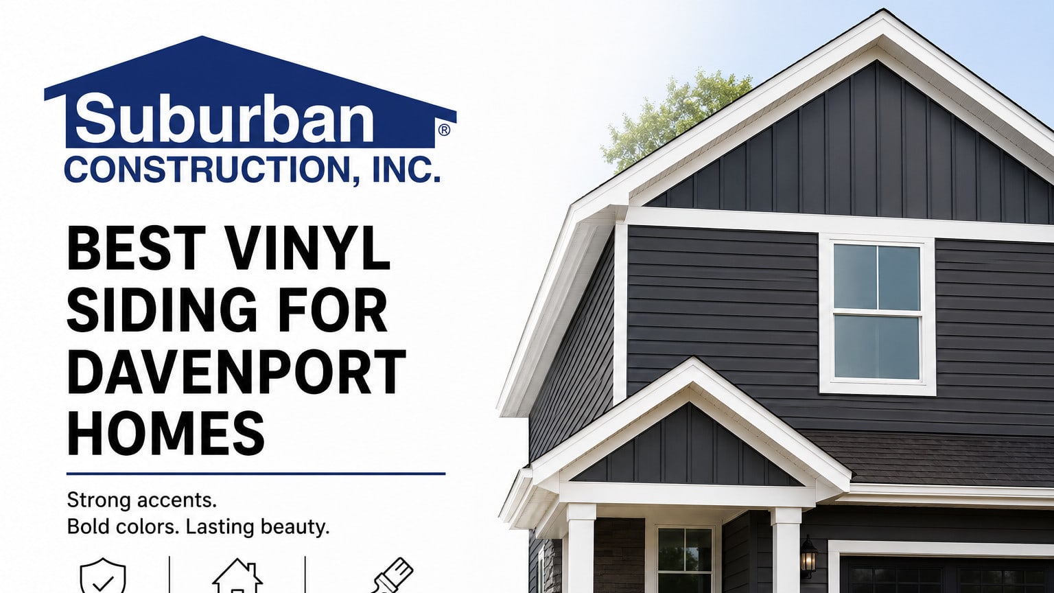Best Vinyl Siding for Davenport Homes with Dark Colors