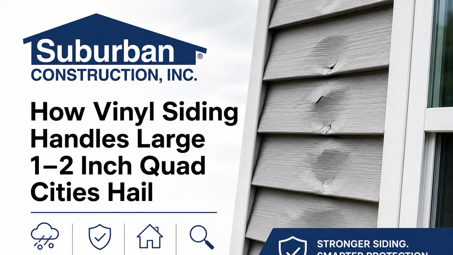 How Vinyl Siding Handles 1–2 Inch Quad Cities Hail