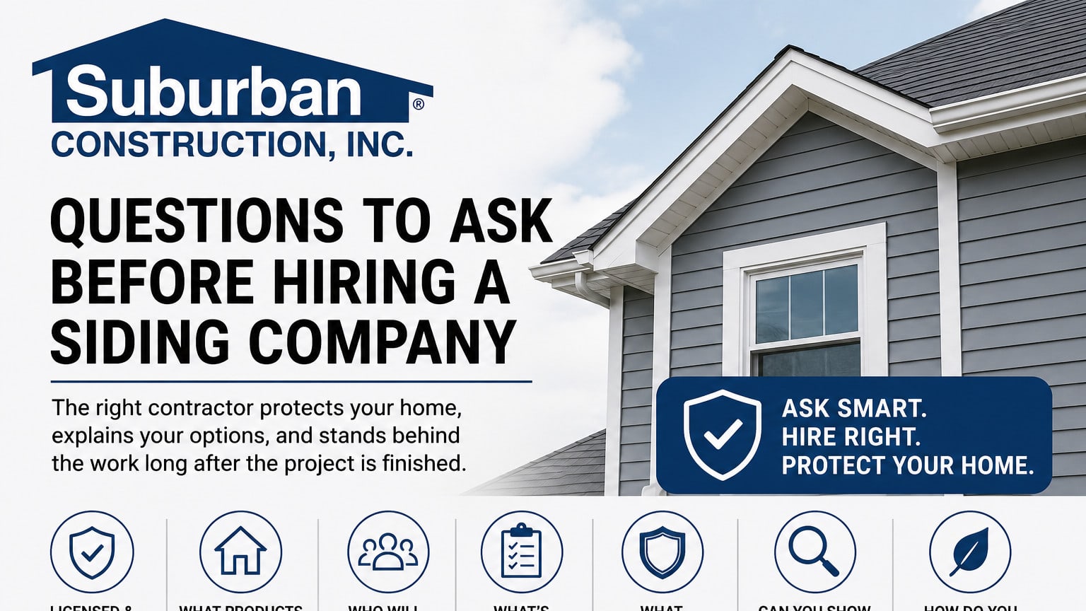 Questions to Ask Before Hiring a Siding Company