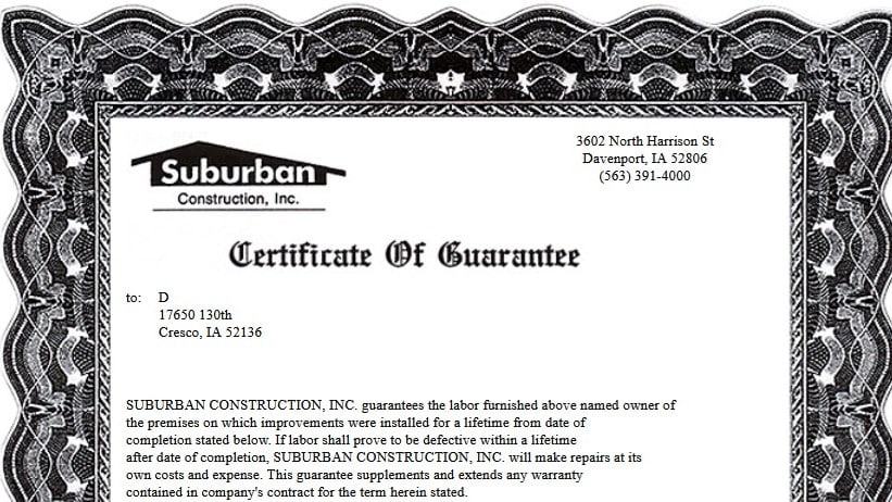 What Warranty Should a Good Siding Contractor Offer?